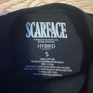 Never worn Scarface Tee size small 100% cotton
